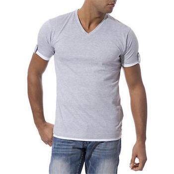 tekstylia Męskie T-shirty z krótkim rękawem Rg 512 15083 Szary