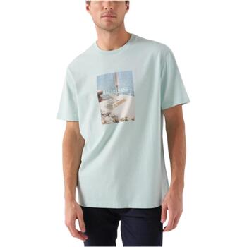 tekstylia Męskie T-shirty z krótkim rękawem Salsa  Niebieski