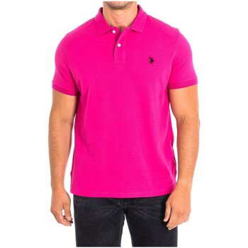 tekstylia Męskie T-shirty i Koszulki polo U.S Polo Assn. 61423-357 Różowy