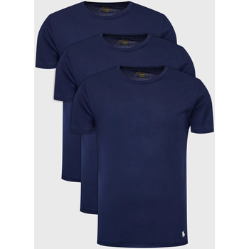 tekstylia Męskie T-shirty z krótkim rękawem Ralph Lauren 714830304 Niebieski
