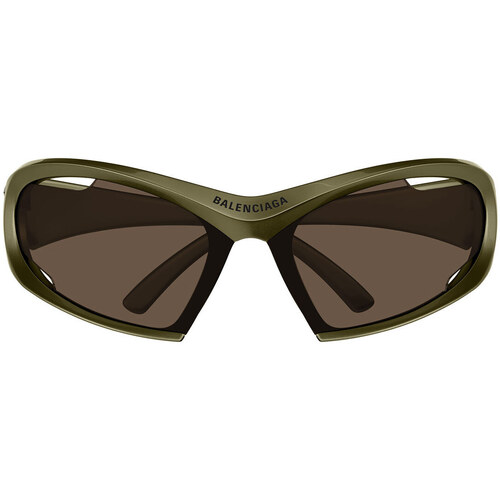 Zegarki & Biżuteria  okulary przeciwsłoneczne Balenciaga Occhiali da Sole  Extreme BB0318S 004 Zielony