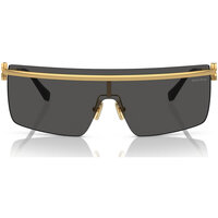 Zegarki & Biżuteria  Damskie okulary przeciwsłoneczne Miu Miu Occhiali da Sole Miu Miu MU50ZS 5AK5S0 Złoty