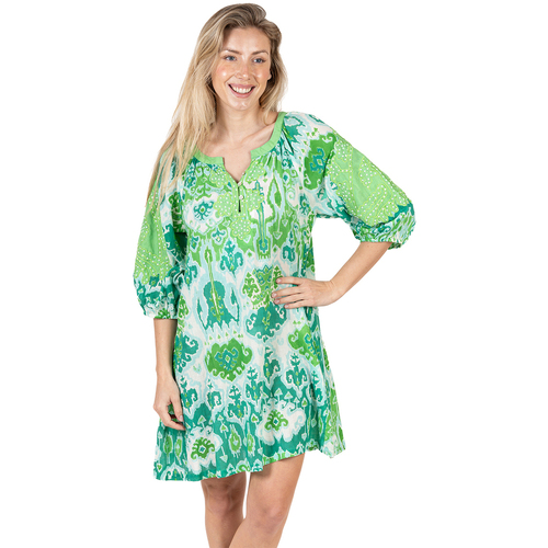 tekstylia Damskie Sukienki krótkie Isla Bonita By Sigris Sukienka Zielony