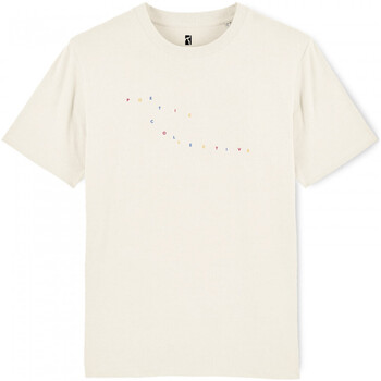 tekstylia Męskie T-shirty i Koszulki polo Poetic Collective Color logo t-shirt Beżowy