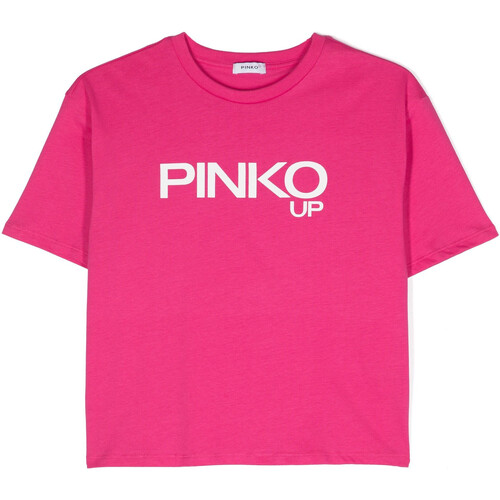 tekstylia Damskie T-shirty i Koszulki polo Pinko PINKO UP T-SHIRT CON LOGO Art. S4PIJGTH225 