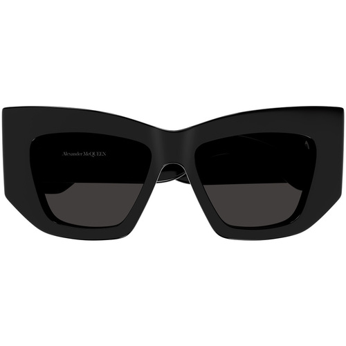 Zegarki & Biżuteria  Damskie okulary przeciwsłoneczne McQ Alexander McQueen Occhiali da Sole  AM0448S 001 Czarny