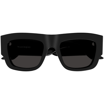 Zegarki & Biżuteria  Damskie okulary przeciwsłoneczne McQ Alexander McQueen Occhiali da Sole  AM0449S 001 Czarny