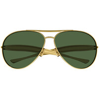 Zegarki & Biżuteria  okulary przeciwsłoneczne Bottega Veneta Occhiali da Sole  BV1305S 001 Złoty
