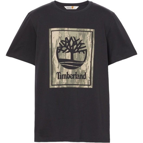 tekstylia Męskie T-shirty z krótkim rękawem Timberland 236620 Czarny