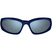 Zegarki & Biżuteria  Męskie okulary przeciwsłoneczne Balenciaga Occhiali da Sole  Justin Bieber BB0157S 009 Niebieski