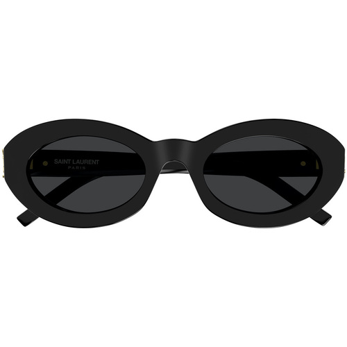 Zegarki & Biżuteria  Damskie okulary przeciwsłoneczne Yves Saint Laurent Occhiali da Sole Saint Laurent SL M136 001 Czarny