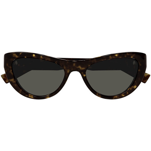 Zegarki & Biżuteria  Damskie okulary przeciwsłoneczne Yves Saint Laurent Occhiali da Sole Saint Laurent SL 676 003 Brązowy