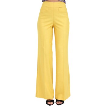 tekstylia Damskie Spodnie z pięcioma kieszeniami Simona Corsellini P24CPPA002 Żółty