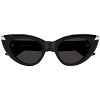 Zegarki & Biżuteria  Damskie okulary przeciwsłoneczne McQ Alexander McQueen Occhiali da Sole  AM0442S 001 Czarny