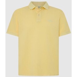 tekstylia Męskie T-shirty z krótkim rękawem Pepe jeans PM542099 NEW OLIVER GD Żółty