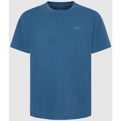 tekstylia Męskie T-shirty z krótkim rękawem Pepe jeans PM509206 CONNOR Niebieski