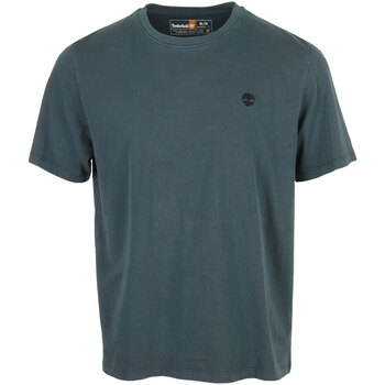 tekstylia Męskie T-shirty z krótkim rękawem Timberland Garment Dye Short Sleeve Niebieski