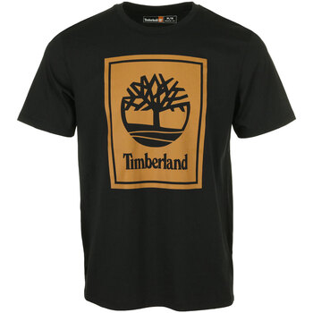 tekstylia Męskie T-shirty z krótkim rękawem Timberland Short Sleeve Tee Czarny