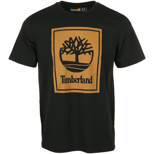 tekstylia Męskie T-shirty z krótkim rękawem Timberland Short Sleeve Tee Czarny