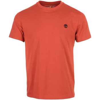 tekstylia Męskie T-shirty z krótkim rękawem Timberland Short Sleeve Tee Pomarańczowy
