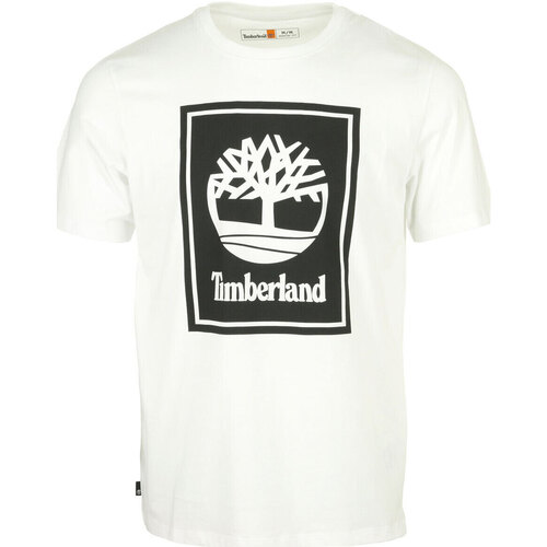tekstylia Męskie T-shirty z krótkim rękawem Timberland Short Sleeve Tee Biały