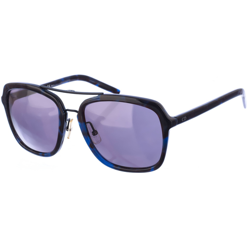 Zegarki & Biżuteria  Męskie okulary przeciwsłoneczne Dior BLACKTIE121S-YBVBN Niebieski