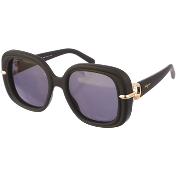 Zegarki & Biżuteria  Damskie okulary przeciwsłoneczne Salvatore Ferragamo SF1058S-002 Czarny