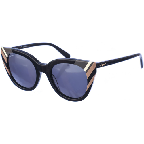 Zegarki & Biżuteria  Damskie okulary przeciwsłoneczne Salvatore Ferragamo SF867S-35238001 Czarny