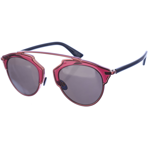 Zegarki & Biżuteria  Damskie okulary przeciwsłoneczne Dior SOREAL-NSZL3 Czerwony