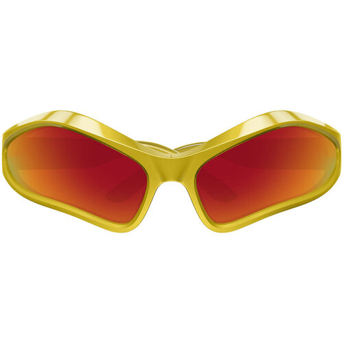Zegarki & Biżuteria  okulary przeciwsłoneczne Balenciaga Occhiali da Sole  Extreme BB0314S 004 Żółty