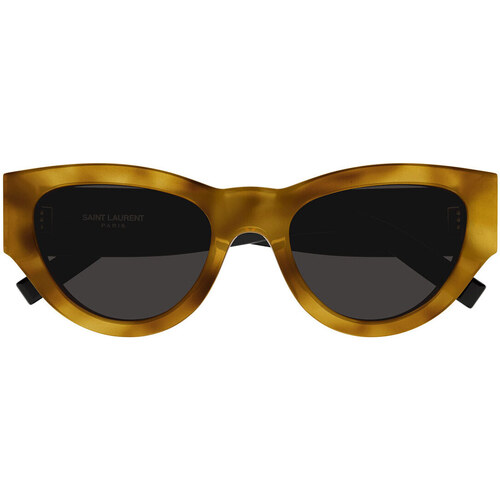 Zegarki & Biżuteria  Damskie okulary przeciwsłoneczne Yves Saint Laurent Occhiali da Sole Saint Laurent SL M94 007 Brązowy