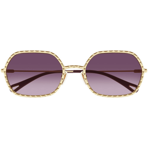 Zegarki & Biżuteria  Damskie okulary przeciwsłoneczne Chloe Occhiali da Sole Chloé CH0231S 003 Złoty