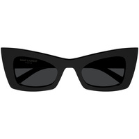 Zegarki & Biżuteria  Damskie okulary przeciwsłoneczne Yves Saint Laurent Occhiali da Sole Saint Laurent SL 702 001 Czarny