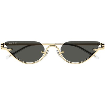 Zegarki & Biżuteria  okulary przeciwsłoneczne Gucci Occhiali da Sole  GG1603S 001 Złoty