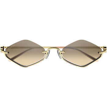 Zegarki & Biżuteria  okulary przeciwsłoneczne Gucci Occhiali da Sole  GG1604S 003 Złoty
