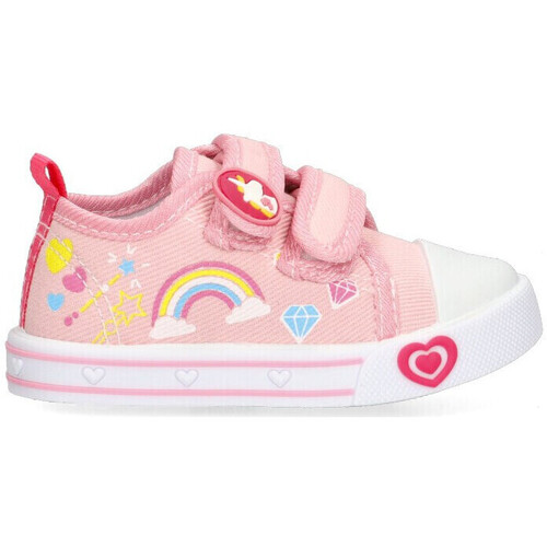 Buty Dziewczynka Kapcie niemowlęce Luna Kids 74290 Różowy