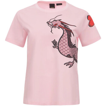 tekstylia Damskie T-shirty i Koszulki polo Pinko T-SHIRT MOD. QUENTIN Art. 100535A1QT 