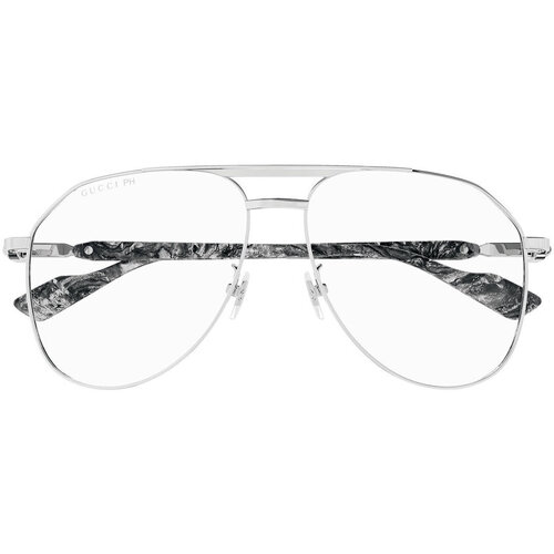 Zegarki & Biżuteria  Męskie okulary przeciwsłoneczne Gucci Occhiali da Sole  GG1220S 006 Fotocromatici Srebrny
