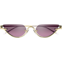 Zegarki & Biżuteria  okulary przeciwsłoneczne Gucci Occhiali da Sole  GG1603S 003 Złoty
