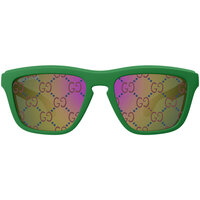 Zegarki & Biżuteria  Damskie okulary przeciwsłoneczne Gucci Occhiali da Sole  GG1571S 004 Zielony