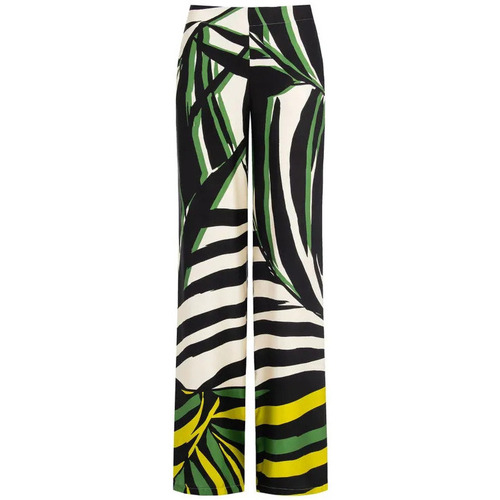 tekstylia Damskie Spodnie z lejącej tkaniny / Alladynki Rinascimento CFC0119401003 Zielona