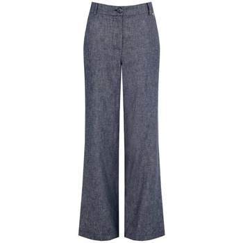 tekstylia Damskie Spodnie z lejącej tkaniny / Alladynki Rinascimento CFC0119509003 Niebieski