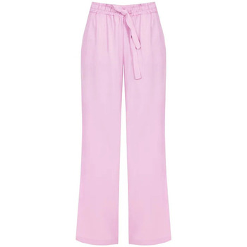tekstylia Damskie Spodnie z lejącej tkaniny / Alladynki Rinascimento CFC0119484003 Różowy