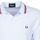 tekstylia Męskie Koszulki polo z krótkim rękawem Fred Perry SLIM FIT TWIN TIPPED Biały / Czerwony