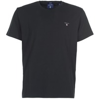 tekstylia Męskie T-shirty z krótkim rękawem Gant THE ORIGINAL SOLID T-SHIRT Czarny
