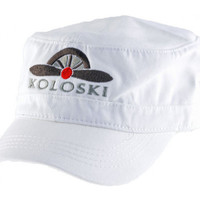 Dodatki Męskie Czapki z daszkiem Koloski Cap Logo Biały