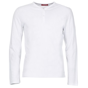 tekstylia Męskie T-shirty z długim rękawem BOTD ETUNAMA Biały