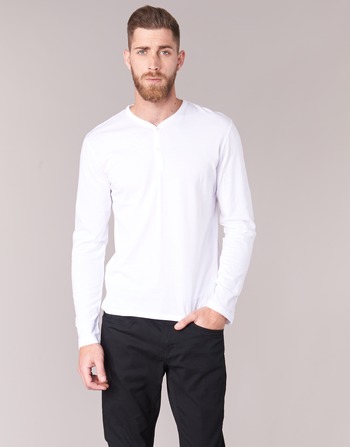 tekstylia Męskie T-shirty z długim rękawem BOTD ETUNAMA Biały