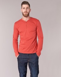 tekstylia Męskie T-shirty z długim rękawem BOTD ETUNAMA Czerwony