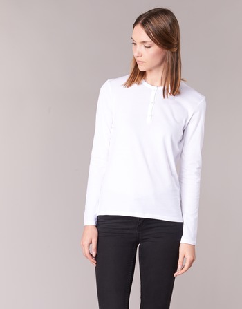 tekstylia Damskie T-shirty z długim rękawem BOTD EBISCOL Biały